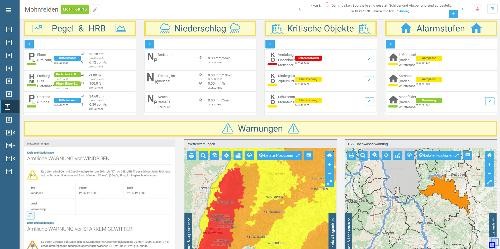 Das FLIWAS-Startcockpit. Das FLIWAS-Startcockpit.